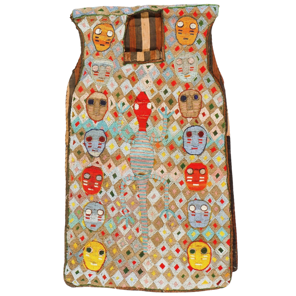 SOLD- Beaded African Ceremonial Tunic, Yoruba People Nigeria, Early 20th  Century — Wolf Hall Antiques
